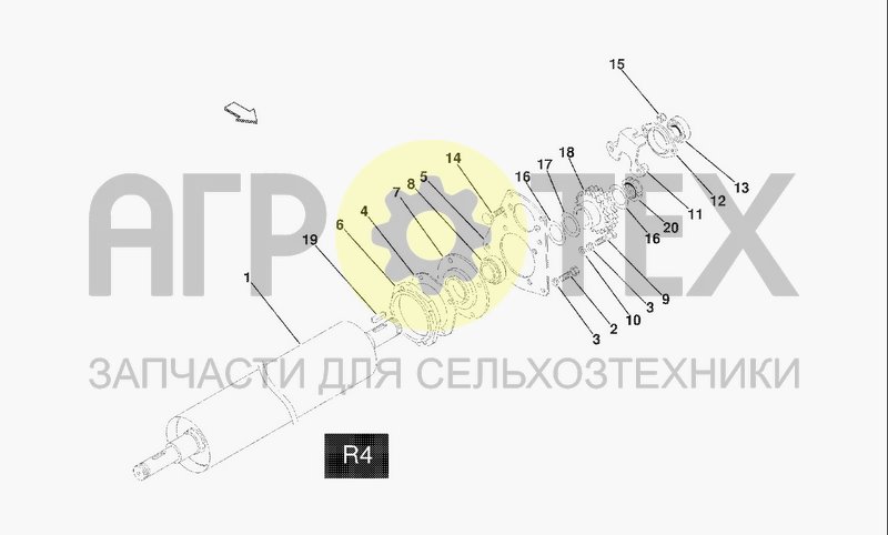 Чертеж ROLLER R4