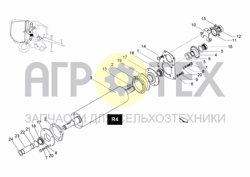 Чертеж ROLLER R4