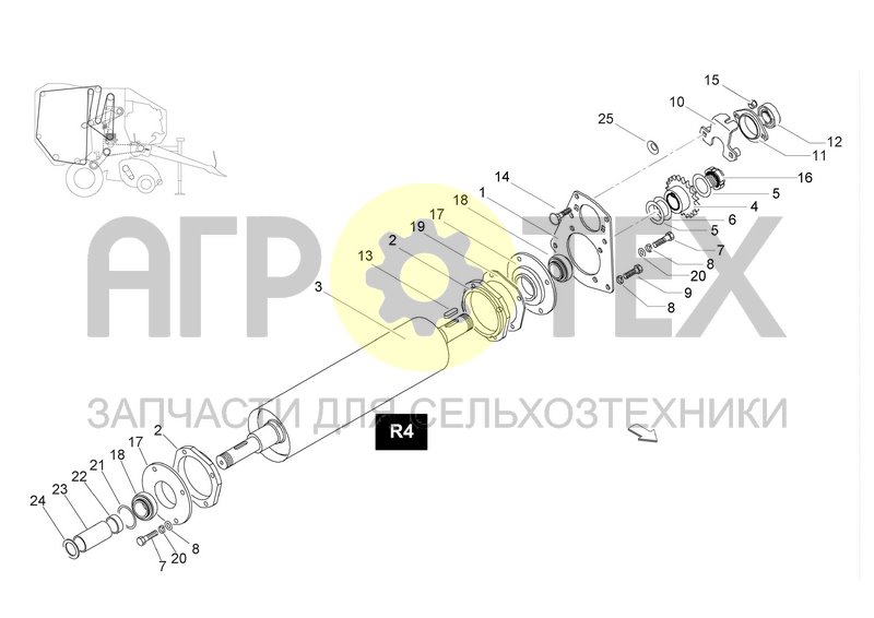 Чертеж ROLLER R4