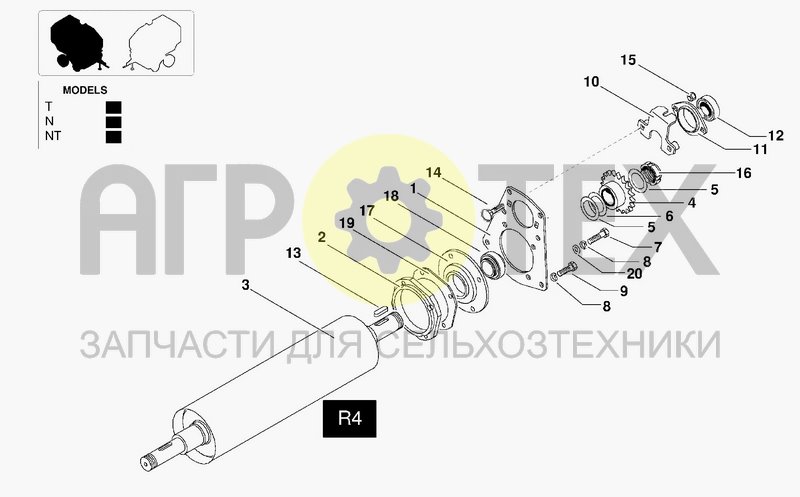 Чертеж ROLLER R4