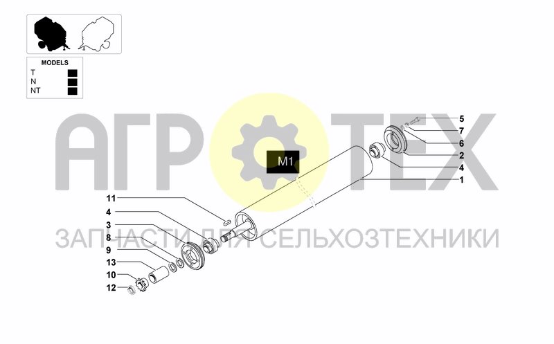 Чертеж ROLLER M1