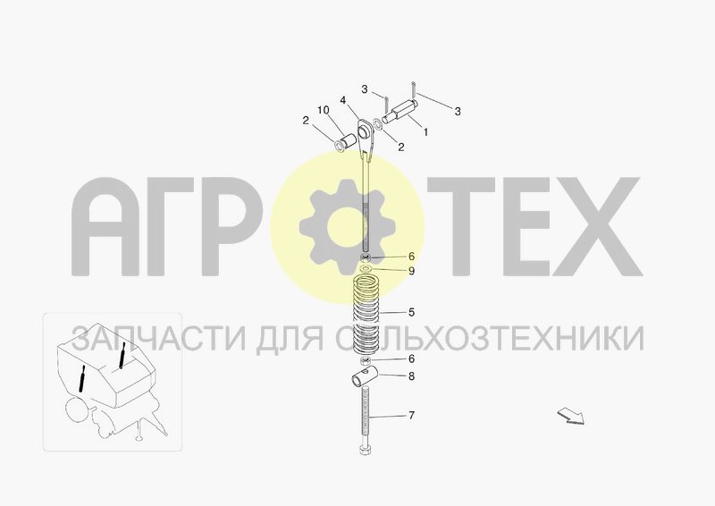 Чертеж TIE ROD