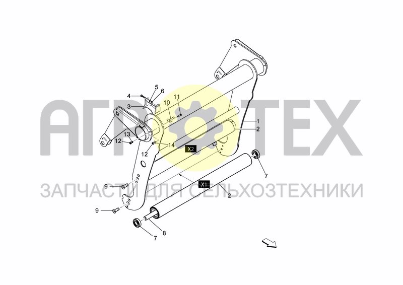 Чертеж FRAME TENSIONER