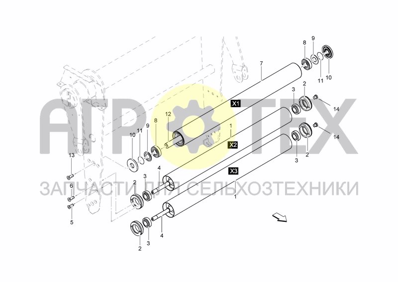 Чертеж ROLLERS X1 - X2 - X3