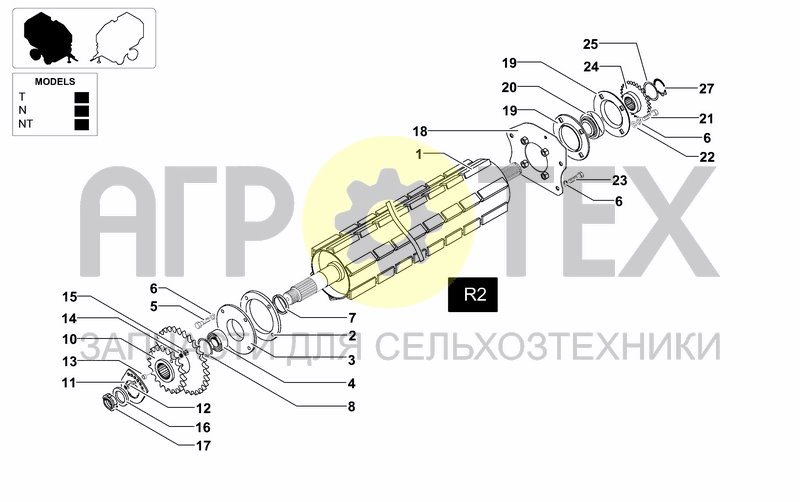 Чертеж ROLLER R2