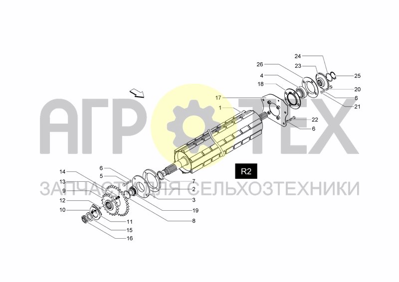 Чертеж ROLLER R2