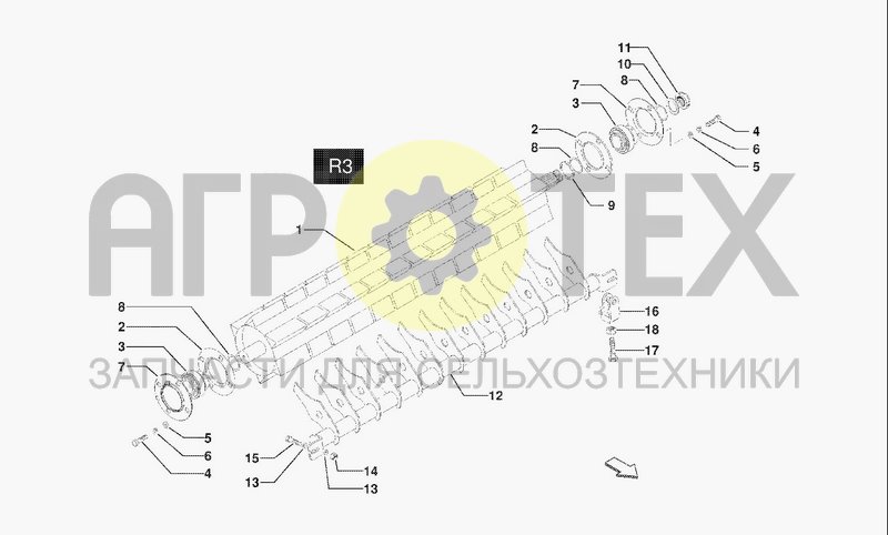 Чертеж ROLLER R3