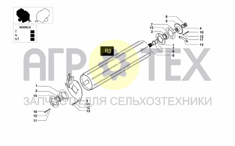 Чертеж ROLLER R3