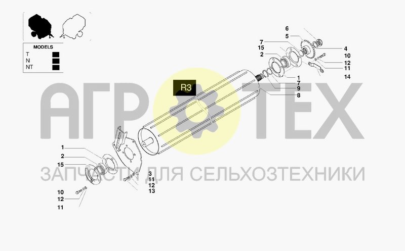 Чертеж ROLLER R3