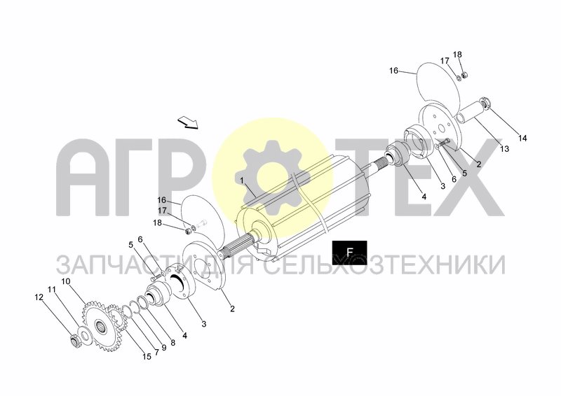 Чертеж ROLLER F