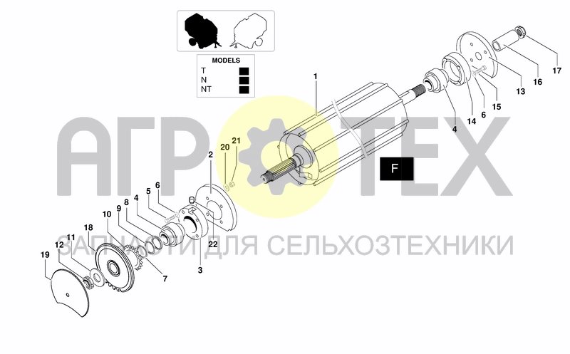 Чертеж ROLLER F