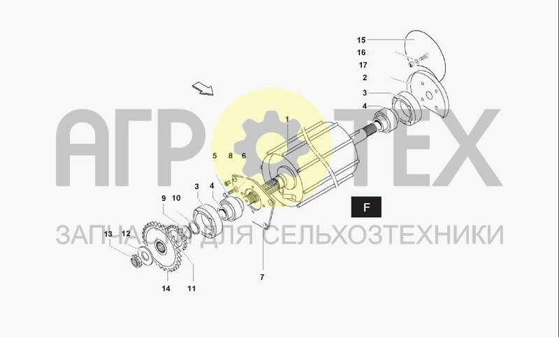 Чертеж ROLLER F