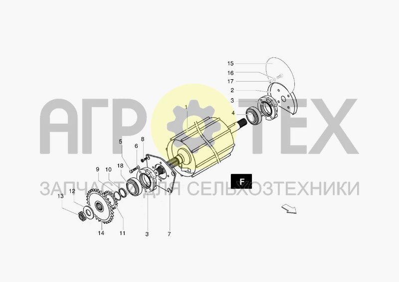 Чертеж ROLLER F