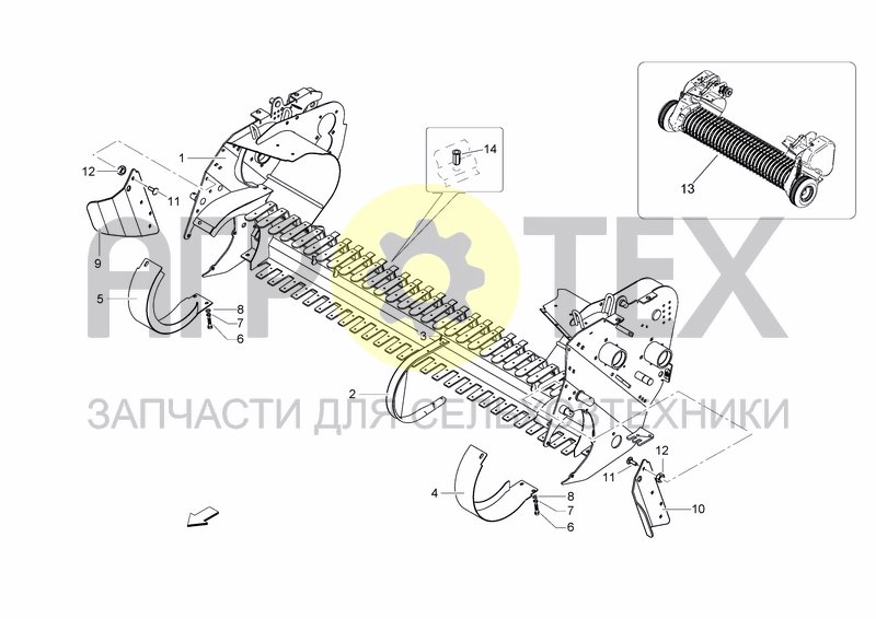 Чертеж PICKUP FRAME