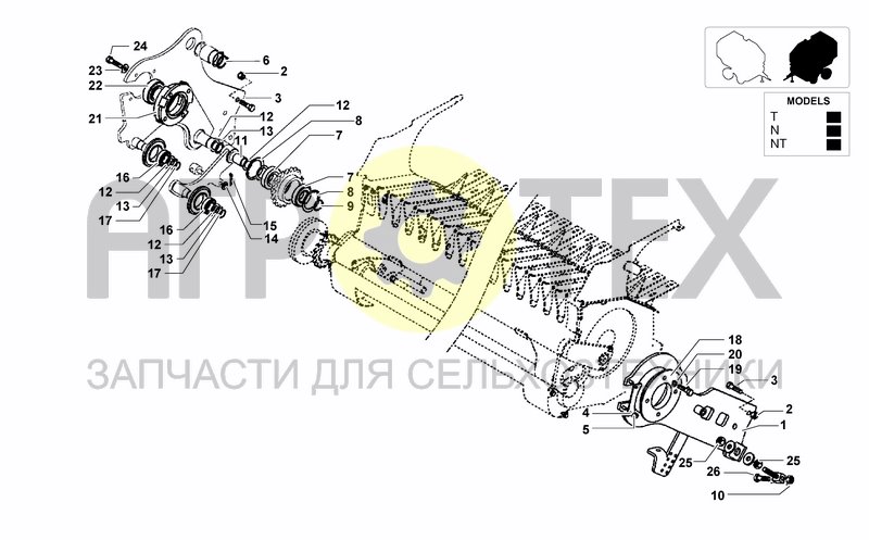 Чертеж RAKE FEEDER