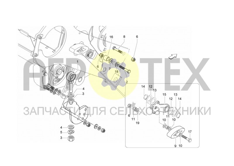 Чертеж RH TENSIONER