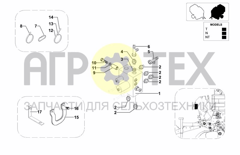 Чертеж HYDRAULIC BLOCK