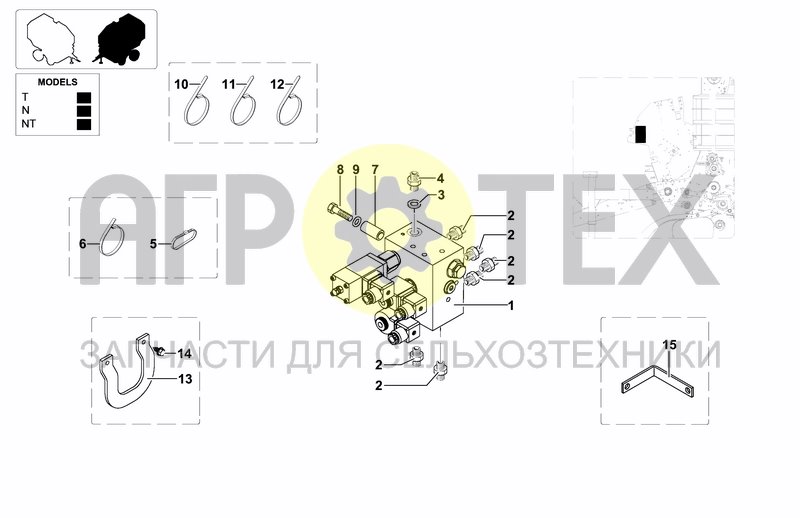 Чертеж HYDRAULIC BLOCK