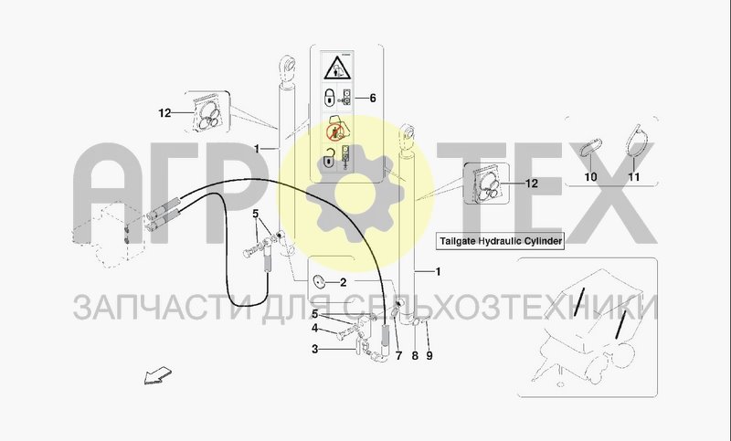 Чертеж HYDRAULIC BLOCK