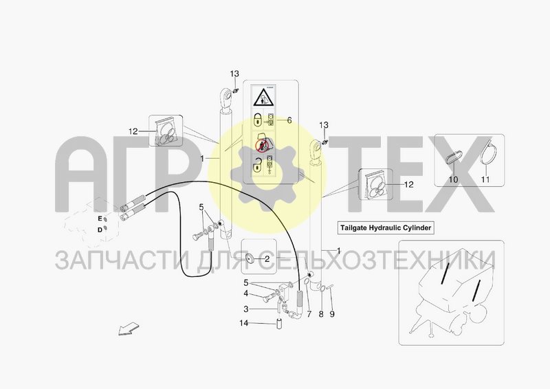 Чертеж HYDRAULIC BLOCK