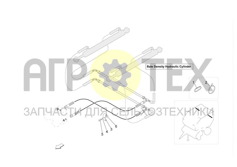 Чертеж HYDRAULIC BLOCK DENSITY