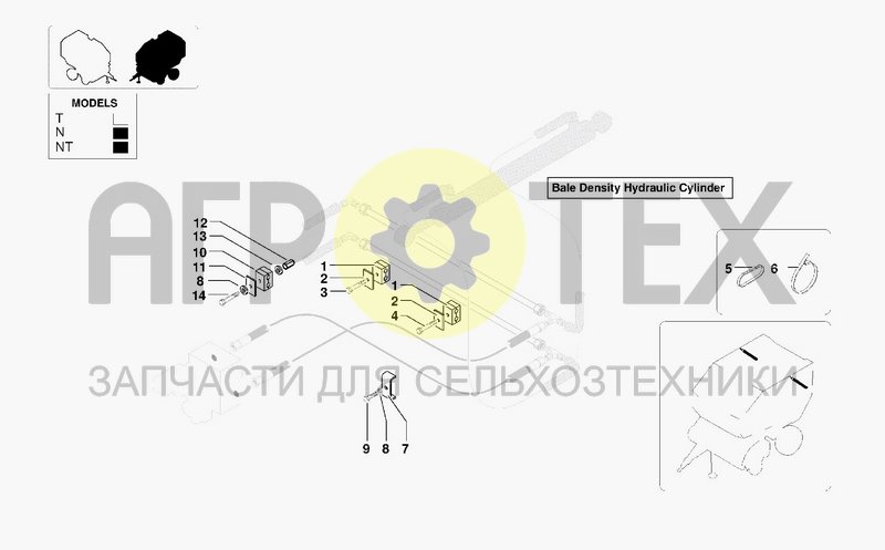 Чертеж HYDRAULIC BLOCK DENSITY