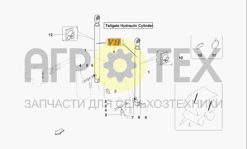 Чертеж HYDRAULIC BLOCK