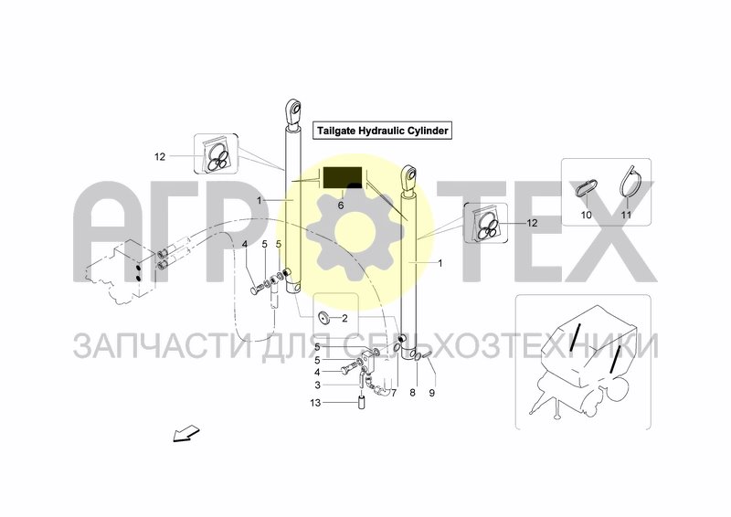 Чертеж HYDRAULIC BLOCK