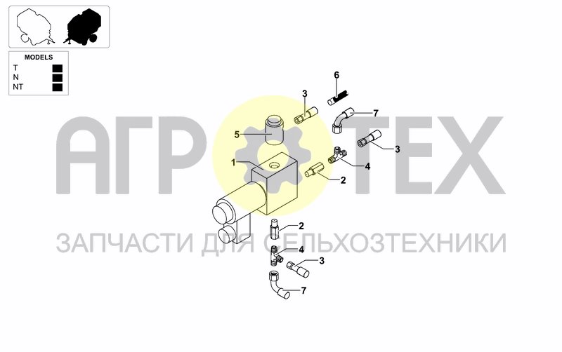 Чертеж HYDR.GROUP FOR ROTARY FEEDER WITH DROP FLOOR