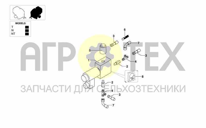 Чертеж HYDR.GROUP FOR ROTARY FEEDER WITH DROP FLOOR