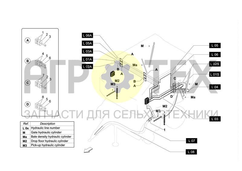 Чертеж LH INDEX