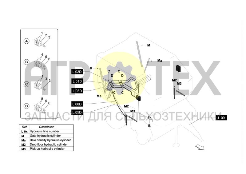 Чертеж RH INDEX