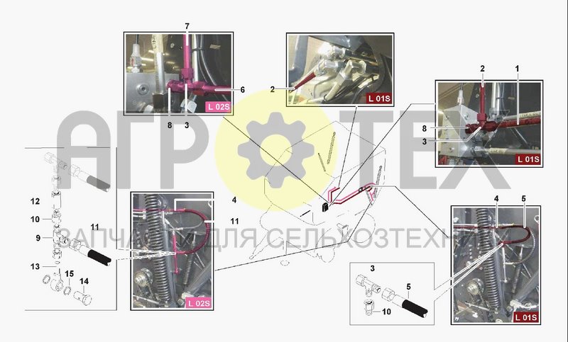 Чертеж HYDRAULIC SYSTEM