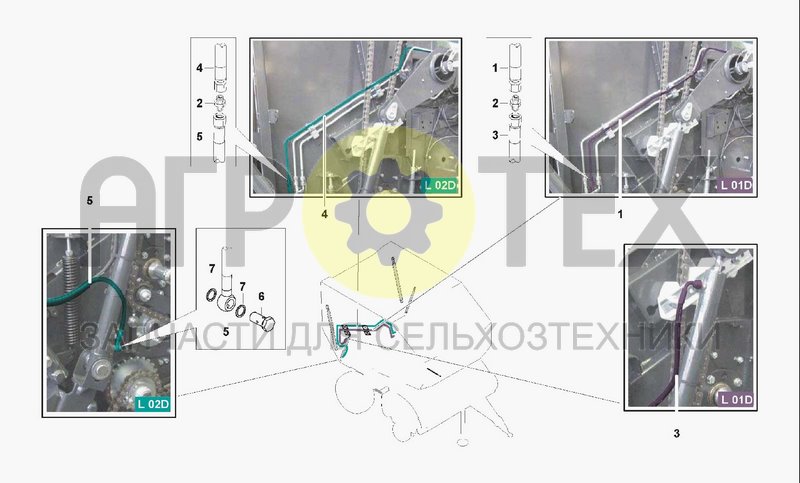 Чертеж HYDRAULIC SYSTEM