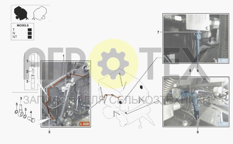 Чертеж HYDRAULIC SYSTEM