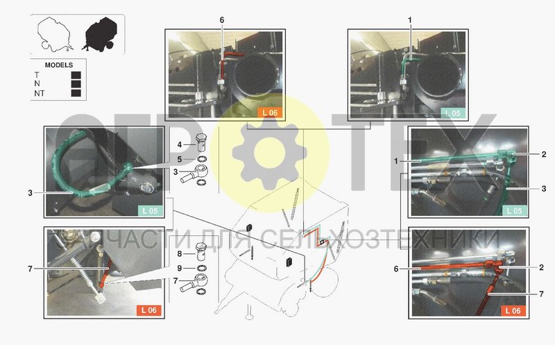 Чертеж HYDRAULIC SYSTEM