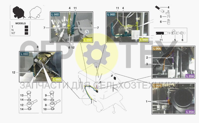 Чертеж HYDRAULIC SYSTEM