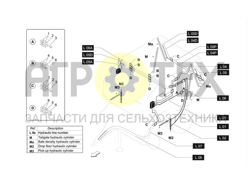 Чертеж LH INDEX