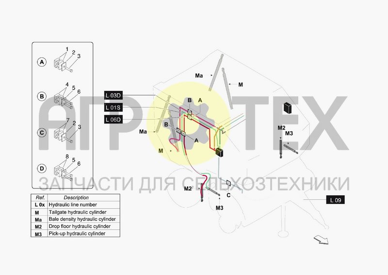 Чертеж RH INDEX