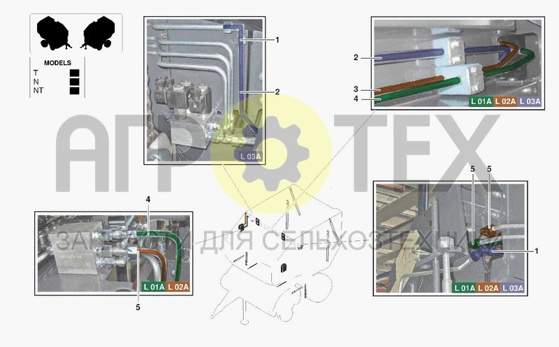 Чертеж HYDRAULIC SYSTEM