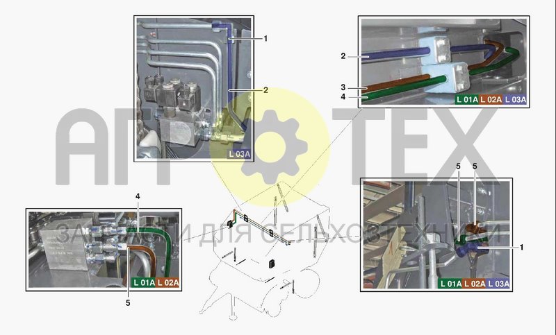 Чертеж HYDRAULIC SYSTEM