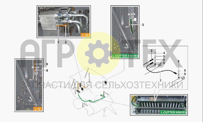 Чертеж HYDRAULIC SYSTEM