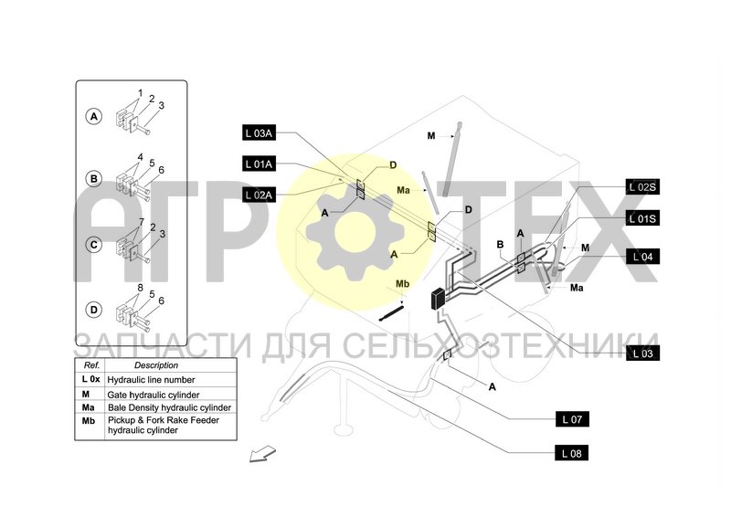 Чертеж LH INDEX