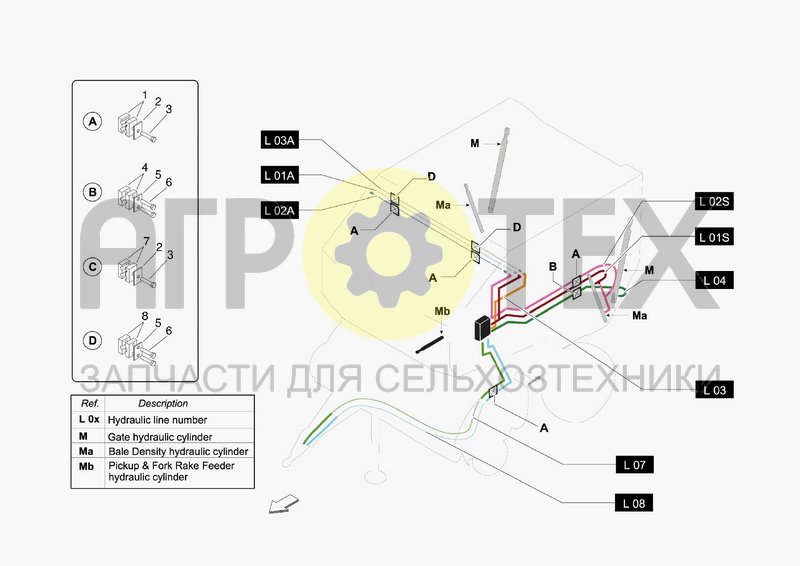 Чертеж LH INDEX