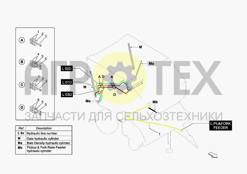 Чертеж RH INDEX