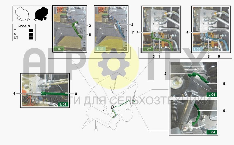 Чертеж HYDRAULIC SYSTEM