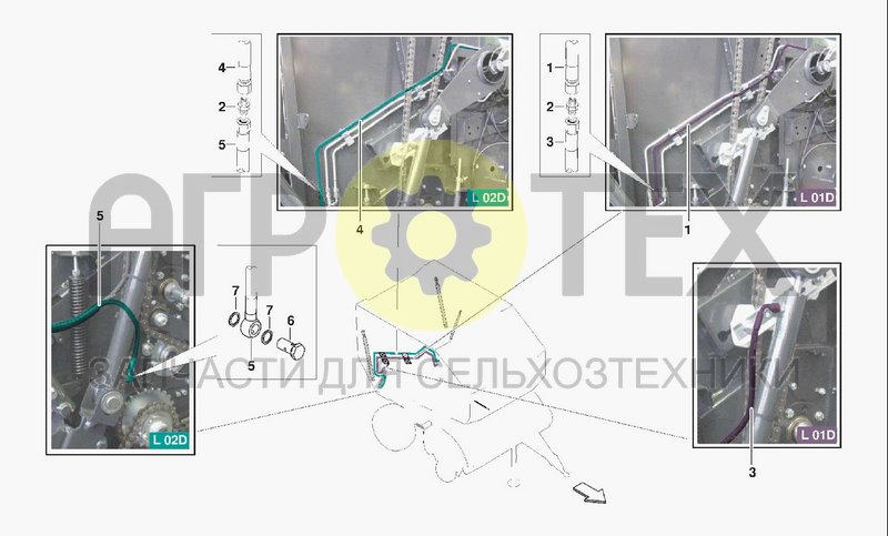 Чертеж HYDRAULIC SYSTEM