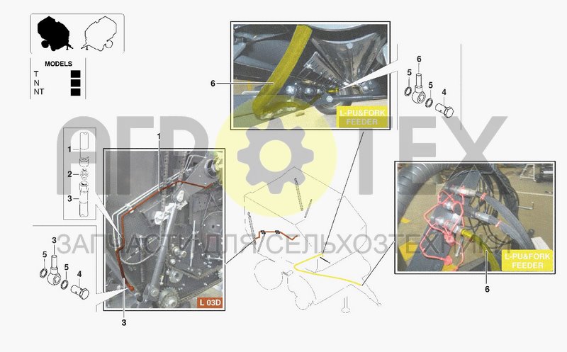 Чертеж HYDRAULIC SYSTEM