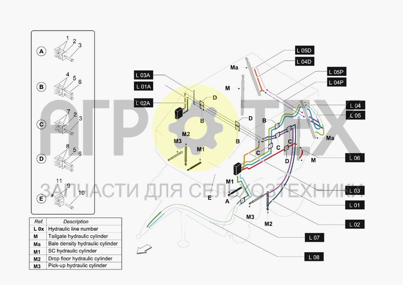 Чертеж LH INDEX