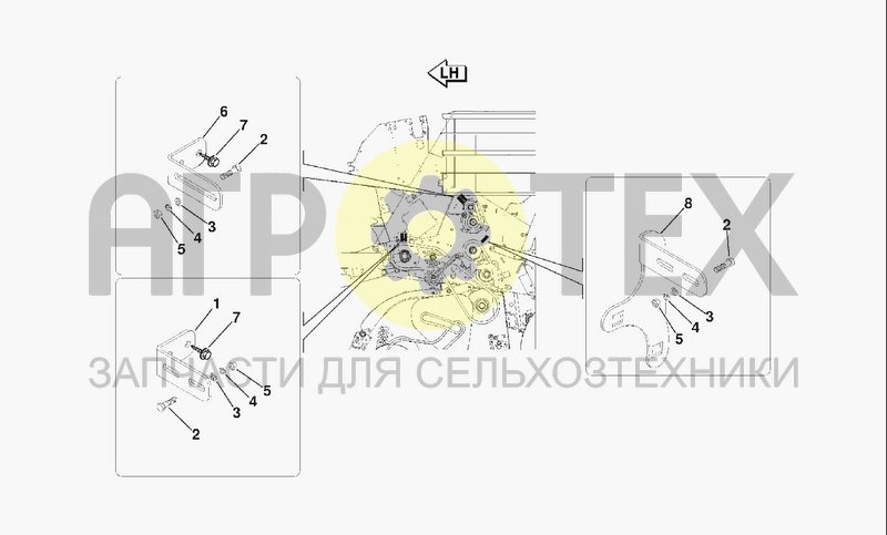 Чертеж AUTOMATIC LUBRIFICATION SX